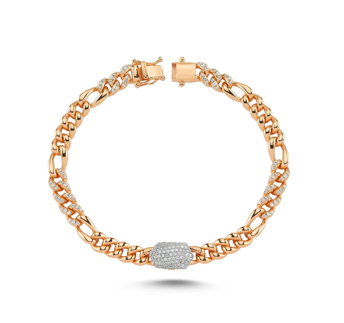 0.83 Carat Diamond Monaco Bracelet 