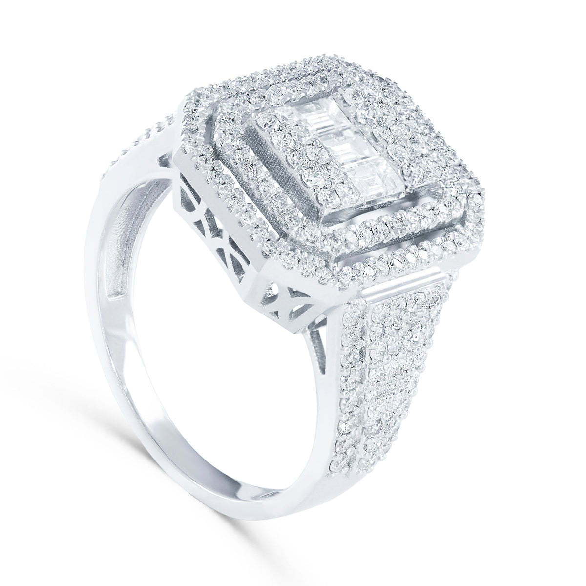 1.22 Carat Diamond Baguette Ring 